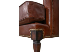 RYAN TEKLİ KOLTUK DERİ KAHVE 94x82x88cm C0623A-1D VİNTAGE CİGAR 11 - 5