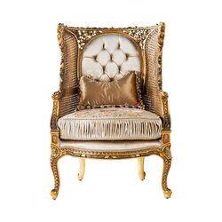 KOLTUK TEKLİ-BERJER - S113 BERJER VARAKLI HAZERANLI 70x75x107cm 611MFF