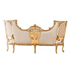 S113 UCLU KOLTUK VARAKLI OYMALI 219x83x107cm 611MFF - 3