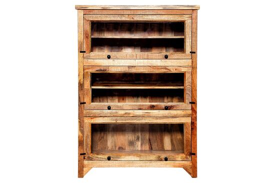 SAE-16-371 DOLAP 3 RAFLI CAMLI 99x39x142cm - 2