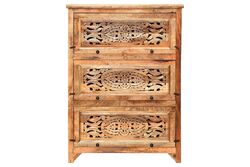 SAE-17-372 AYAKKABILIK OYMALI 3 RAFLI 99x39x142cm - 2