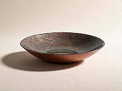 SALDA 21cm YEMEK TABAGI TURKUAZ-GOLD (16083) - KERVAN