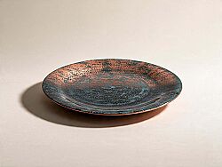 SALDA 28cm TABAK TURKUAZ-GOLD (15234) - KERVAN
