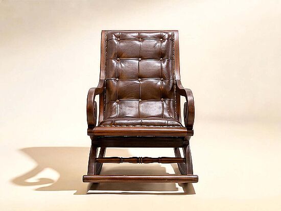 SALLANAN SANDALYE KAHVE 61x115x98cm ICS23 - 1