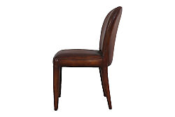 SANDALYE DERİ KAHVE 60x50x86cm C0663-1D B102 - 2