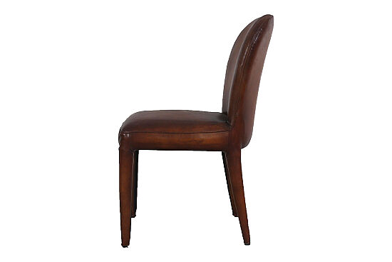 SANDALYE DERİ KAHVE 60x50x86cm C0663-1D B102 - 2