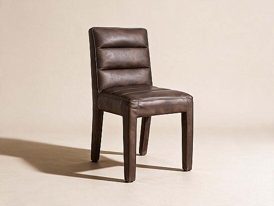 SANDALYE DERİ KAHVE 61x50x87cm RS962 - 2