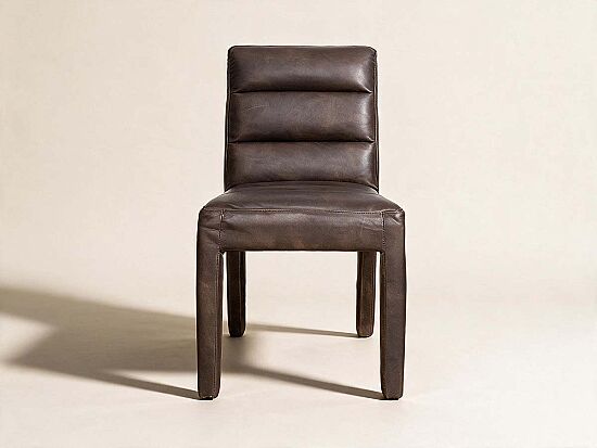 SANDALYE DERİ KAHVE 61x50x87cm RS962 - 1