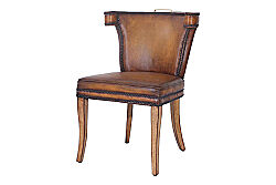 SANDALYE DERİ KAHVE 63x62x87cm DC0256A-1D B102 - 3