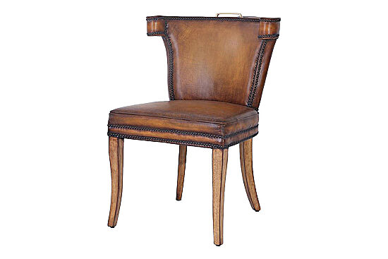 SANDALYE DERİ KAHVE 63x62x87cm DC0256A-1D B102 - 3