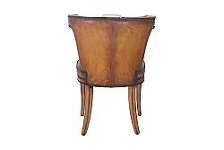 SANDALYE DERİ KAHVE 63x62x87cm DC0256A-1D B102 - 5