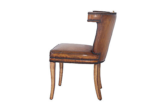SANDALYE DERİ KAHVE 63x62x87cm DC0256A-1D B102 - 4