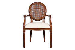 SANDALYE KOLLU KAHVE 60x60x98cm LJ-DC-011B - 3