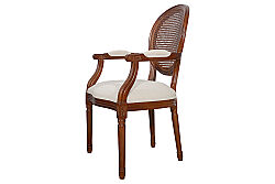 SANDALYE KOLLU KAHVE 60x60x98cm LJ-DC-011B - 6
