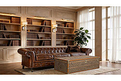 SANDIK DERİ 67x138x43cm T0169 B65 CUBA BROWN - 3