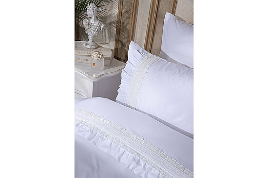 SANTE NEVRESİM TAKIMI 200X220 CK 6 PRC BEYAZ - 7
