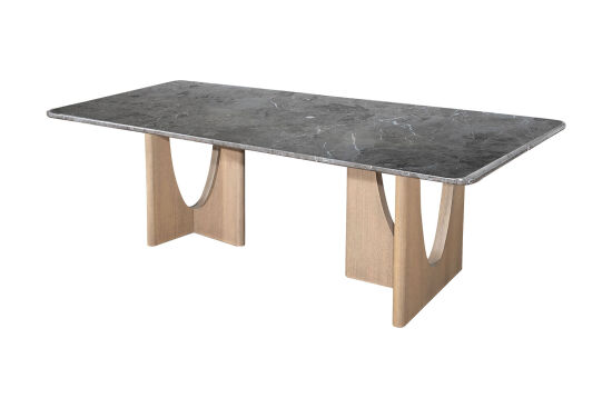 SANTORINI DiİKDÖRTGEN YEMEK MASASI 100x220x76cm DT249136-GY - 2