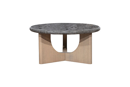 SANTORINI YUVARLAK ORTA SEHPA 33x67cm CT249176-GY - 4