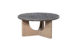 SANTORINI YUVARLAK ORTA SEHPA 33x67cm CT249176-GY - 5