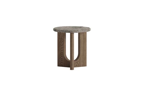 SANTORINI YUVARLAK YAN SEHPA 47x45cm CT249177-GY - 1