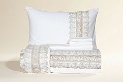 SERAY NEVRESIM TAKIMI 260X240 KING SIZE 6 PRC ECRU - KERVAN