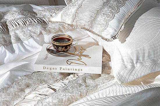 SERAY PİKE TAKIMI 240X250 CK 4 PRC ECRU - 2