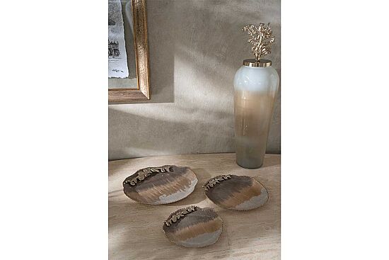 SERENITY Dekoratif Tabak 20 cm W , 3 cm H ( 24840 ) - 3