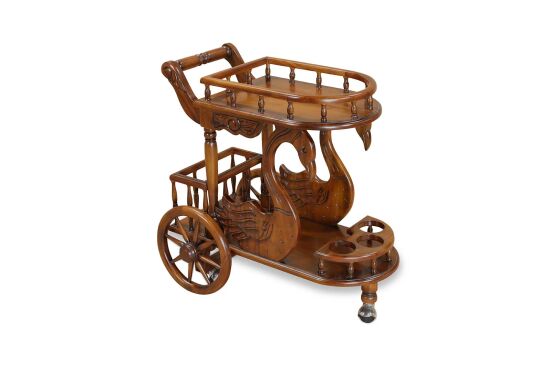 SERVİS ARABASI P SWAN H073-CMH30 63x74x75cm PECAN CMH30 - 1