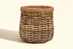 SHELY RATTAN SEPET KUCUK 22x22x25cm - KERVAN