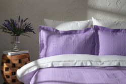 SİSTA PİKE-YATAK ÖRTÜSÜ 240x250 3 PRC LİLA - KERVAN