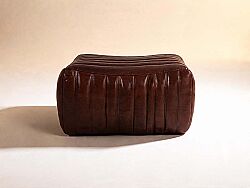 SKIPPER PUF DERİ KAHVE 59x79x38cm S0267-ST B11 VINTAGE - KERVAN