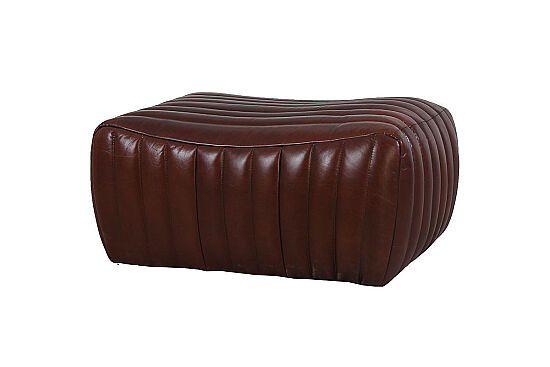 SKIPPER PUF DERİ KAHVE 59x79x38cm S0267-ST B11 VINTAGE - 4