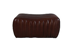 SKIPPER PUF DERİ KAHVE 59x79x38cm S0267-ST B11 VINTAGE - 5