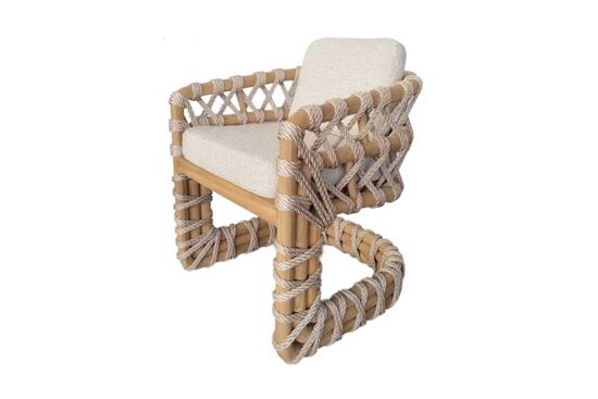 SNAKE KOLLU SANDALYE 62x57x71cm