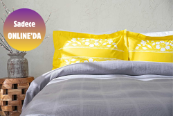 SOFİA PİKE SET 230x250 CK 4 PRC GRİ - HOME SWEET HOME