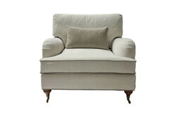 KERVAN - SOMERTON BERJER BEJ 90x100x85cm (SPACE 22946-02)