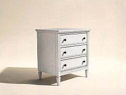 SOMERTON KOMODİN 3 ÇEKMECE BEYAZ 45x76x75cm 303140-2840 - 2