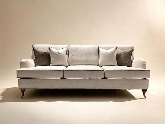 SOMERTON ÜÇLÜ KOLTUK BEJ 95x235x85cm (SPACE 22946-02) - 1