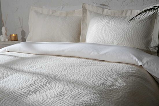 SOSA PİKE-YATAK ÖRTÜSÜ 240x250 3 PRC KREM - 4