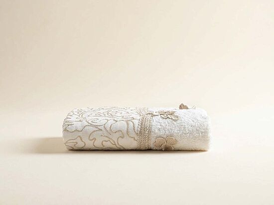 SPELLA HAVLU KREM-GOLD 30x50cm - 2