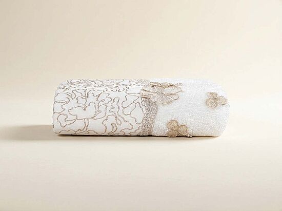 SPELLA HAVLU KREM-GOLD 50x90cm - 2