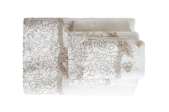 SPELLA HAVLU KREM-GOLD 50x90cm - 6