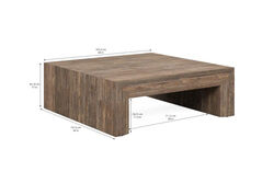 STOCKYARD KARE ORTA SEHPA 102x102x43cm 284301-2303 - Thumbnail