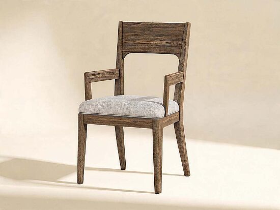 STOCKYARD KOLLU SANDALYE KAHVE 58x57x91cm 284205-2303 - 2