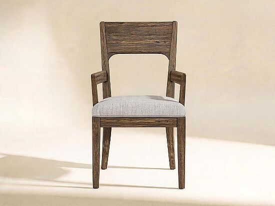 STOCKYARD KOLLU SANDALYE KAHVE 58x57x91cm 284205-2303 - 1