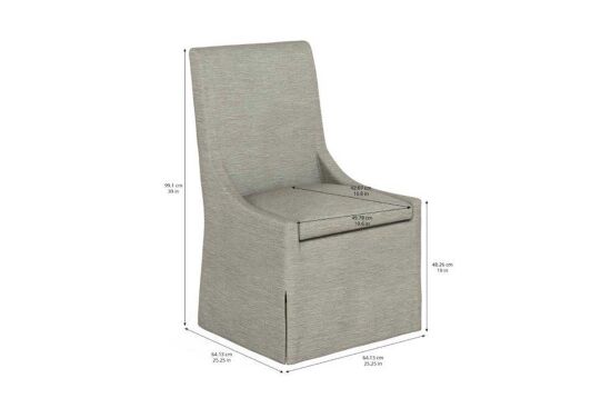 STOCKYARD SANDALYE GRİ 64.13x64.13x99cm 284206-2303 - 5