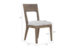 STOCKYARD SANDALYE KAHVE 58x51x91cm 284204-2303 - 4