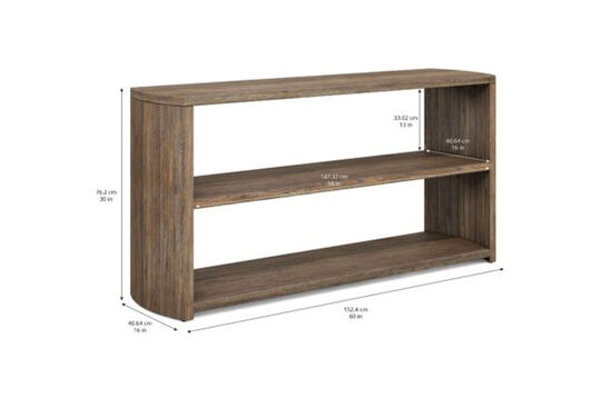 STOCKYARD TIRNAK KAHVE 40x152x76cm 284307-2303