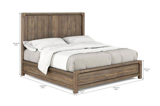STOCKYARD YATAK 213.36x220.98x162.56cm 284145-146-2303HB-FB-RS