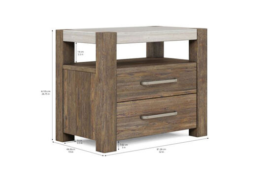 STOCKYARD YATAK 213.36x220.98x162.56cm 284145-146-2303HB-FB-RS